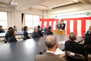 10月16日 大明神寮登録有形文化財登録記念式典が開催されました。